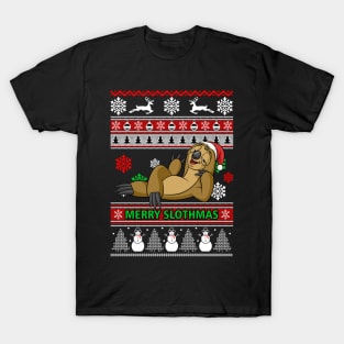 Merry Slothmas – XMAS Ugly Christmas gift T-Shirt